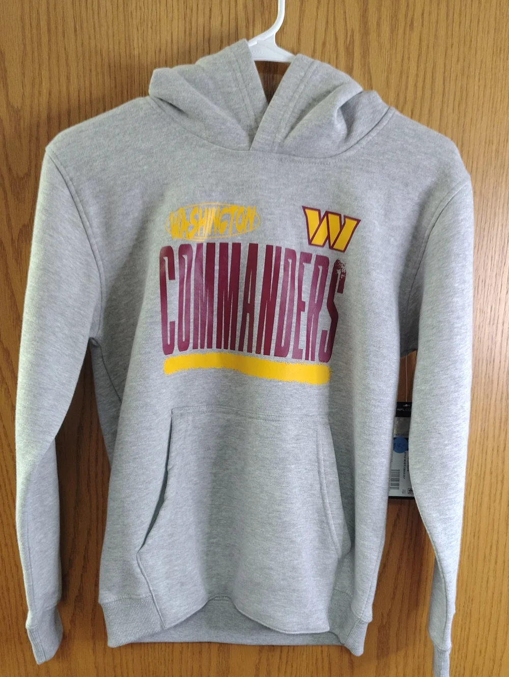Kids - NFL Gray Washington Commanders Hoodie